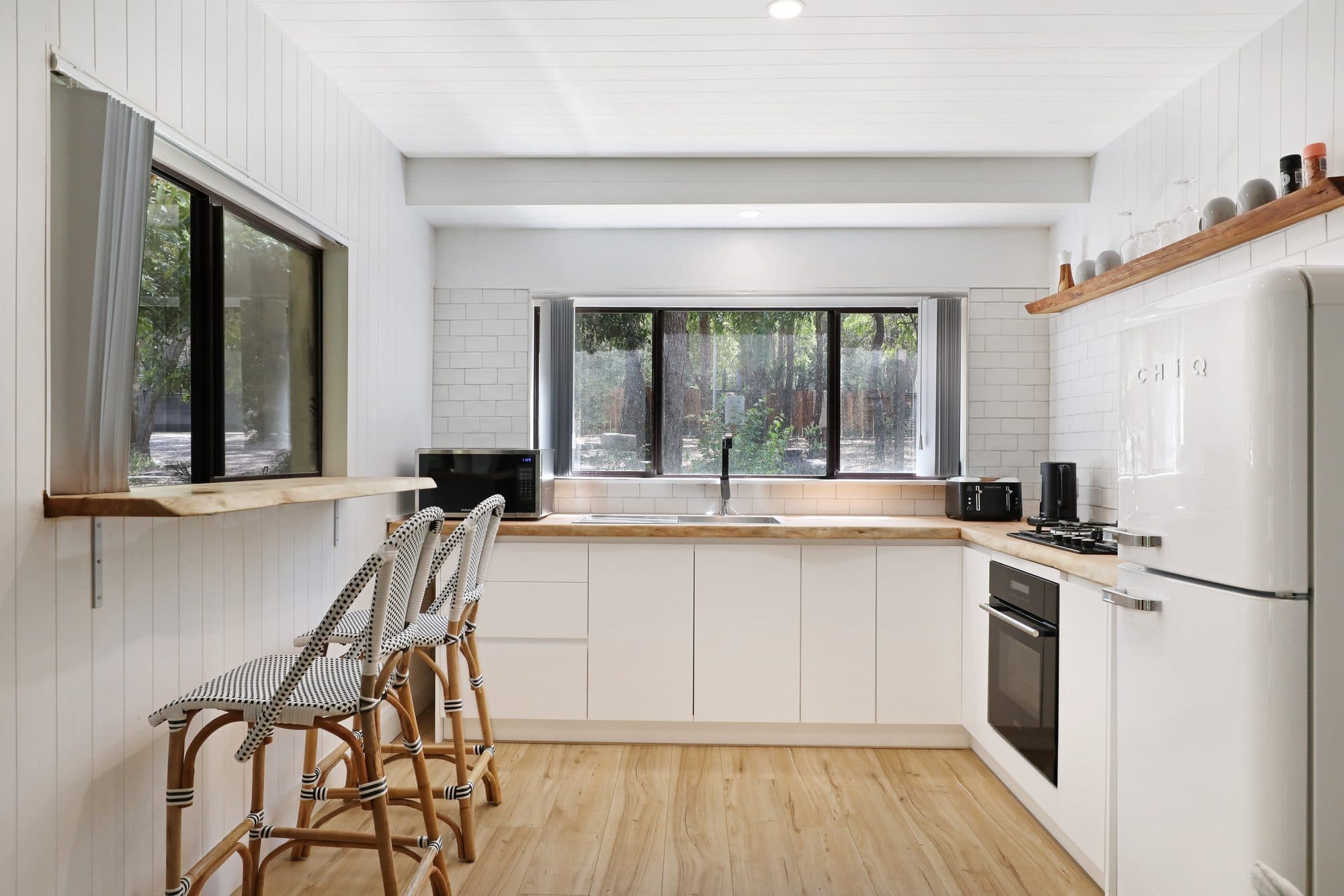 Fully equipped kitchen at Amalfi, Serenity 222, ready for a slow dinner