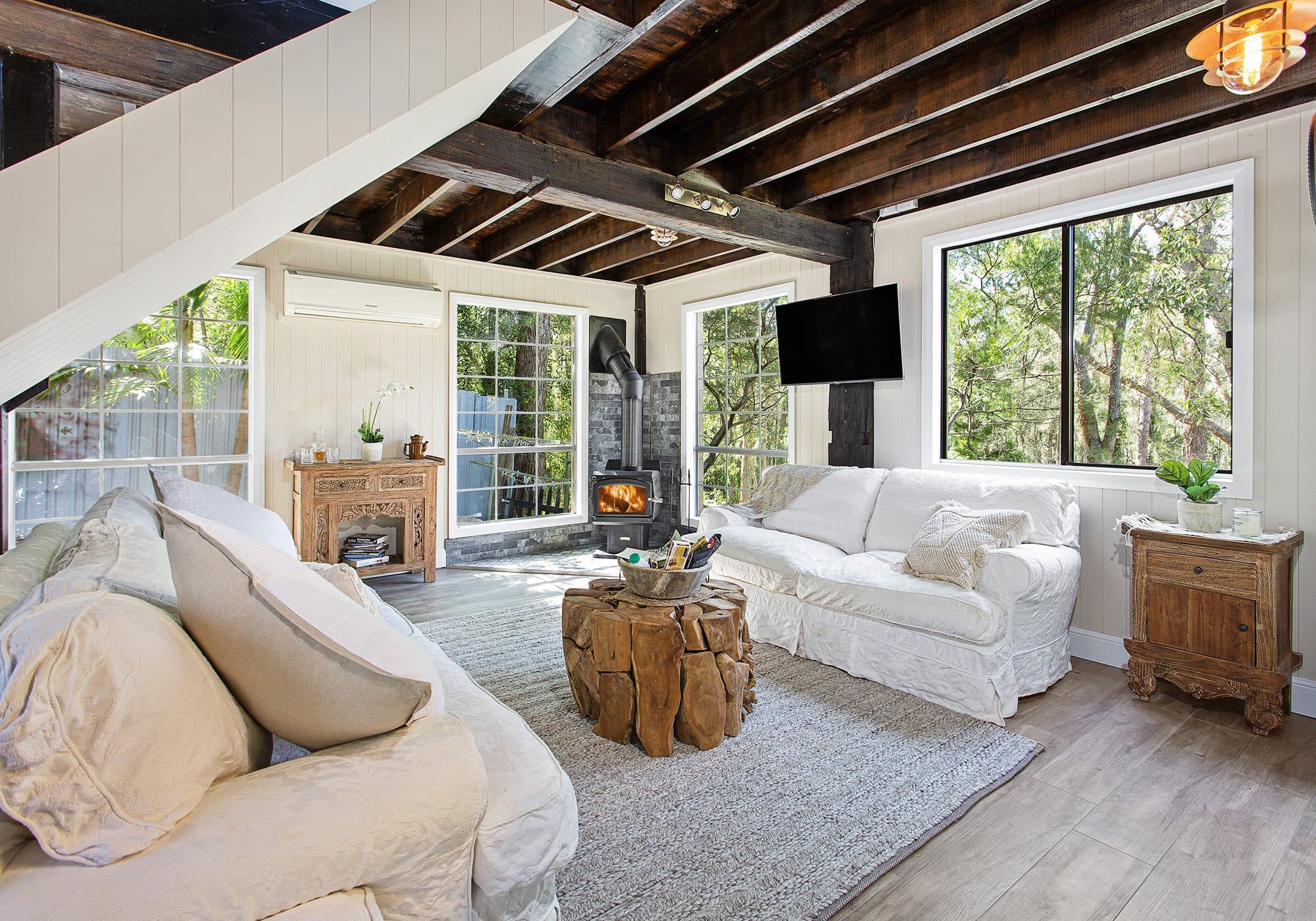 Relaxed, characterful living space at The Barn, Serenity 222
